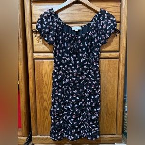 Mesh butterfly dress.